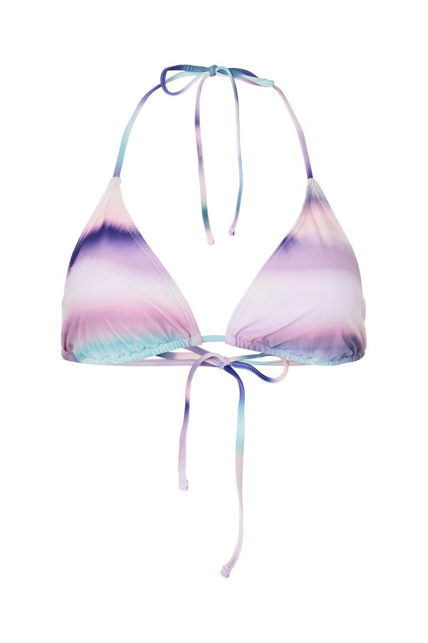 Pieces Bikini-Top Blau
