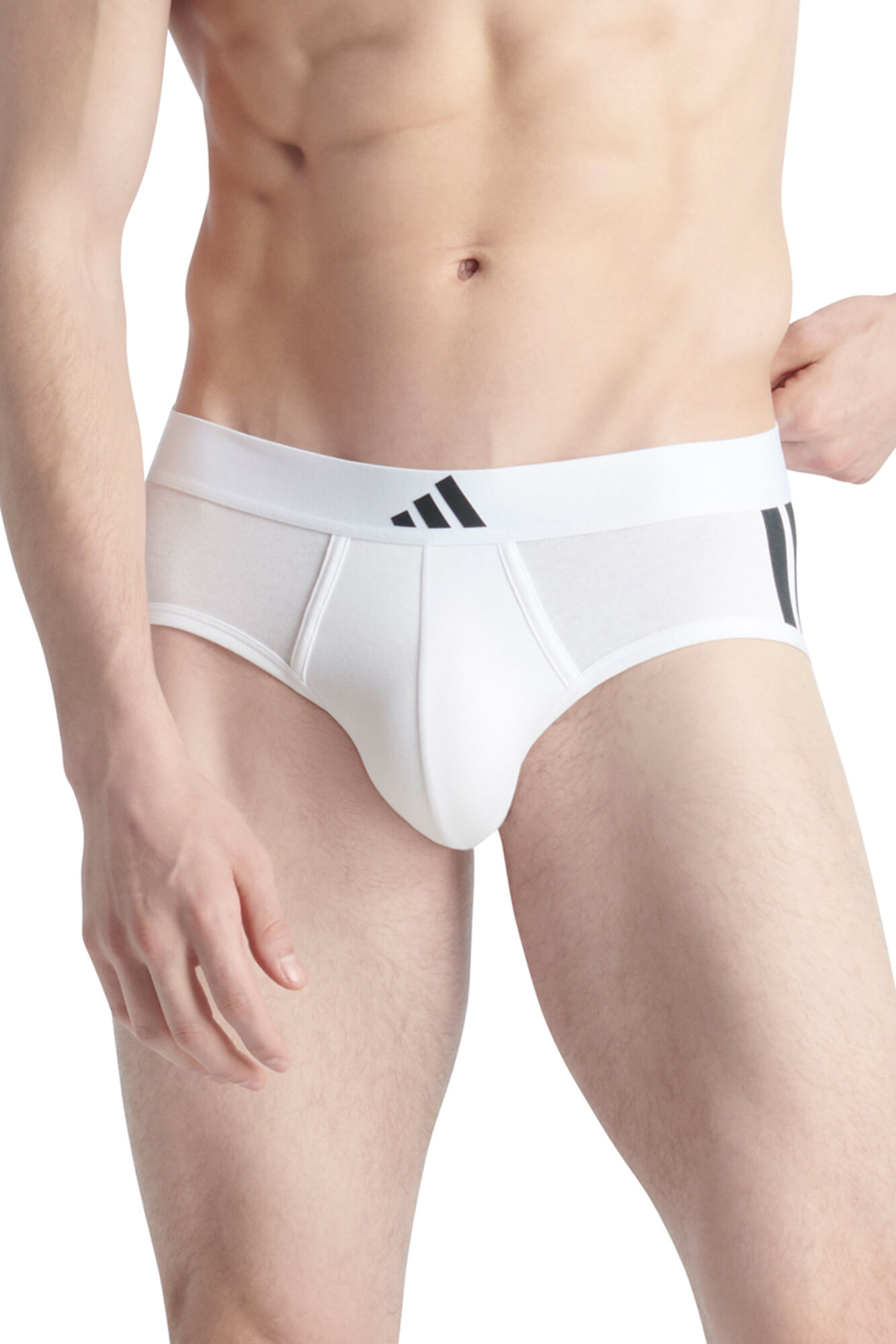 Adidas 2 pack Active Flex Cotton 3-Stripes stretch boxers 