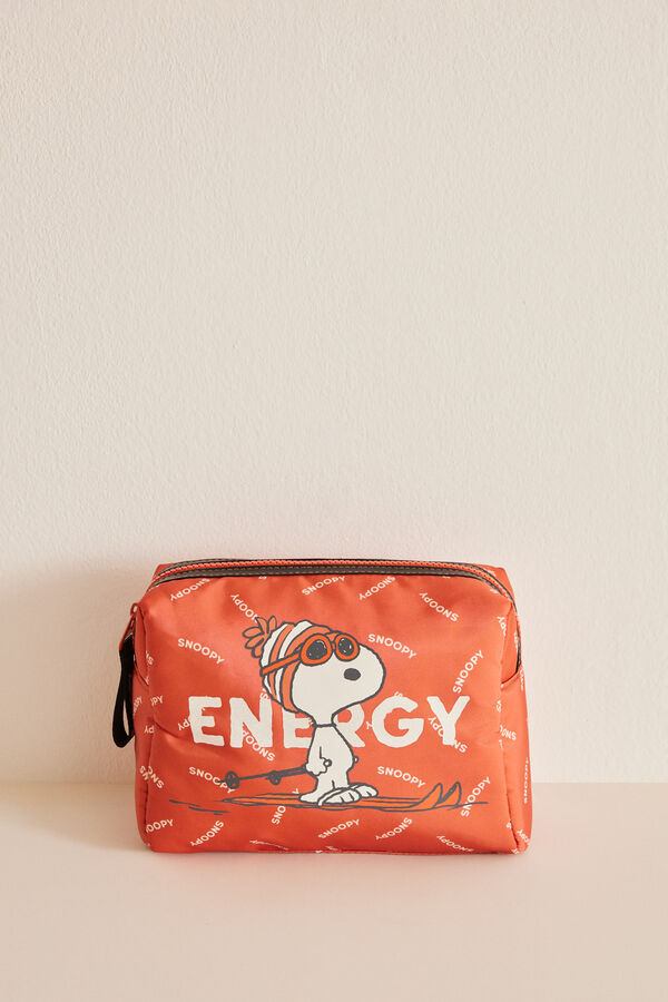 Womensecret Narančasta toaletna torbica srednje veličine sa Snoopyjem Narančasta