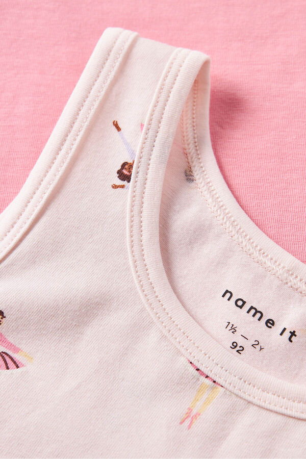 Name it Lot de T-shirts &agrave; encolure ballerine rose