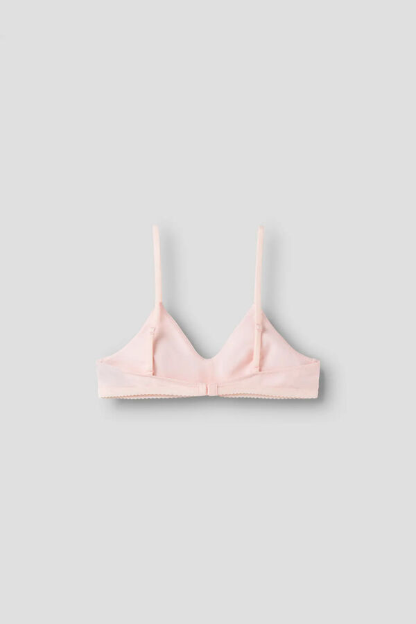 Lmtd Pack of 2 non-wired bralette bras pink