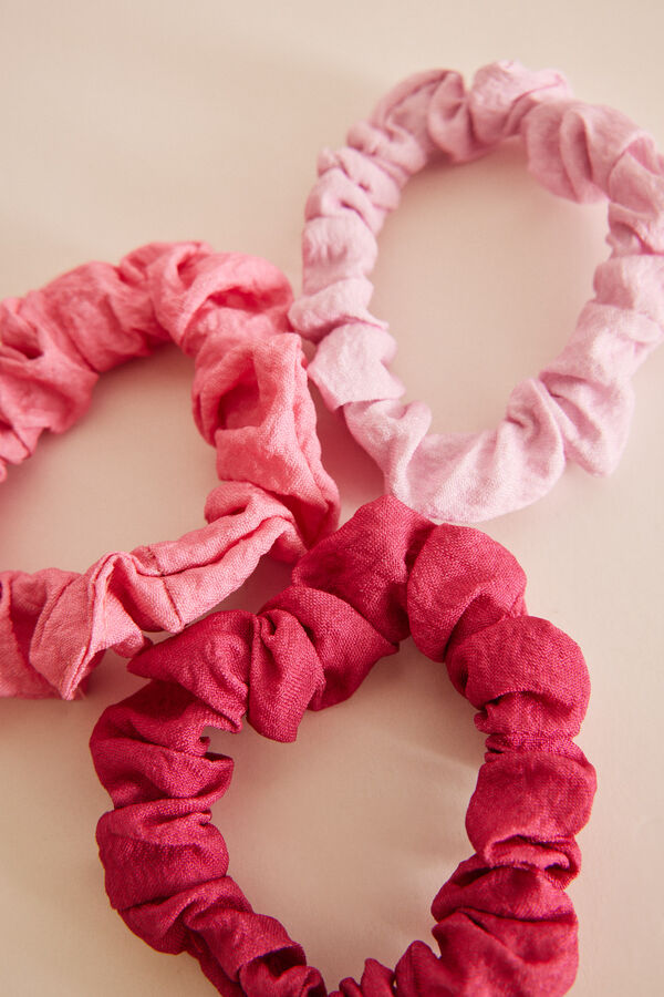 Womensecret Pink scrunchies 3 Roze