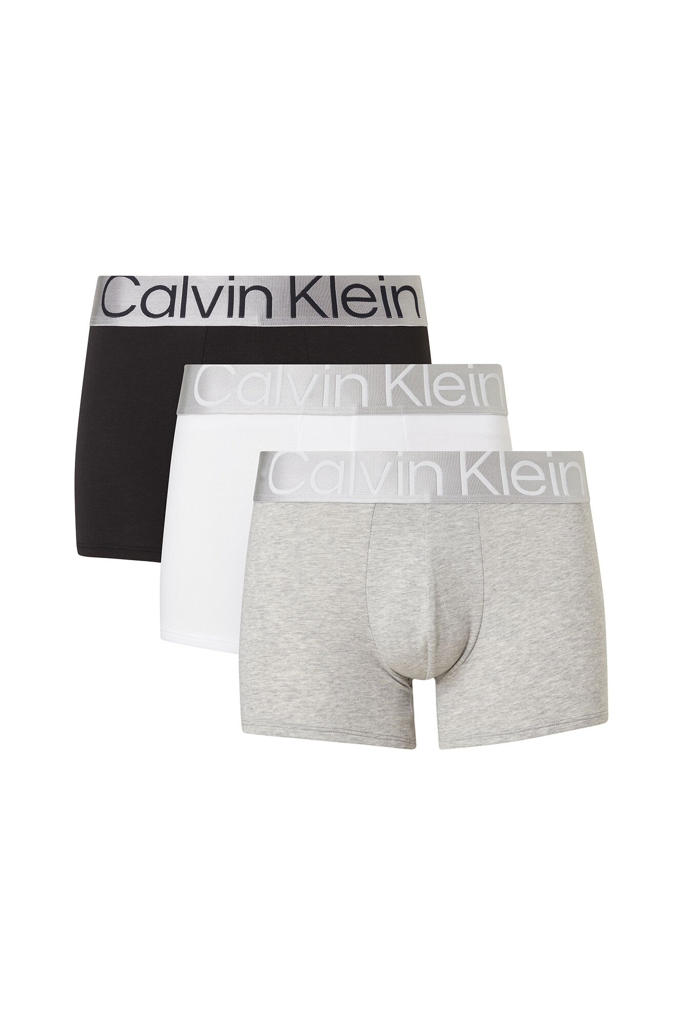 Calvin Klein Pack 3 b&oacute;xer cinturilla brillante