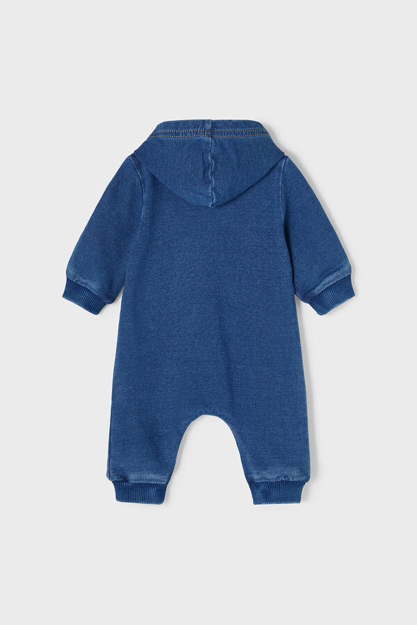 Womensecret Long denim baby jumpsuit bleu