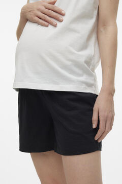 Womensecret Low-rise cotton shorts  noir