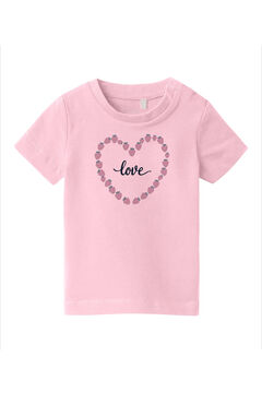 Womensecret Baby girl's short-sleeved T-shirt pink