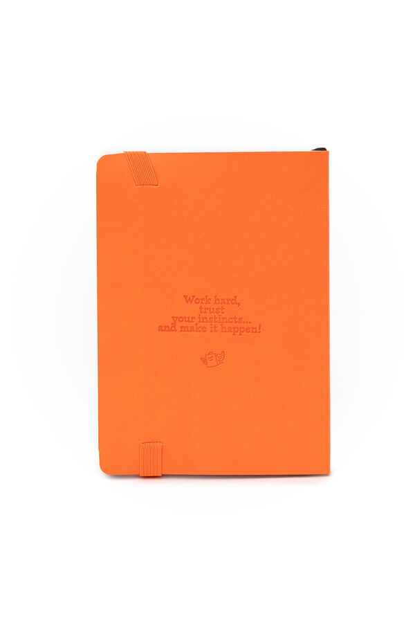 Mr. Wonderful Agenda Pocket 2026 Semanal peque&ntilde;a - Naranja estampado