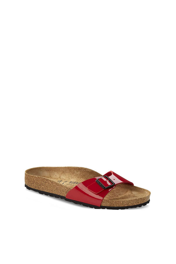 Womensecret Cherry red buckle detail sandals Crvena