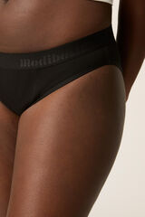 Modibodi Black bamboo classic boyshort moderate to heavy period panty black