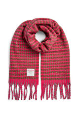 Pieces Langer Streifen Schal  Rosa