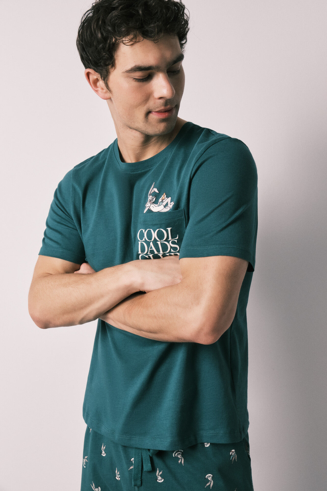 Women'secret 100% cotton short men's pyjamas BUGS BUNNY