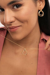 Singularu Oria Colors Gold Plated Necklace printed