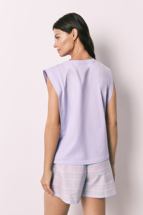 Women'secret Snoopy cotton short pyjamas pink