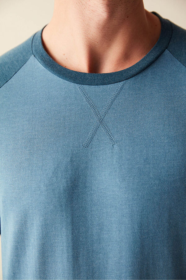 Penti Pijama largo hombre azul grey