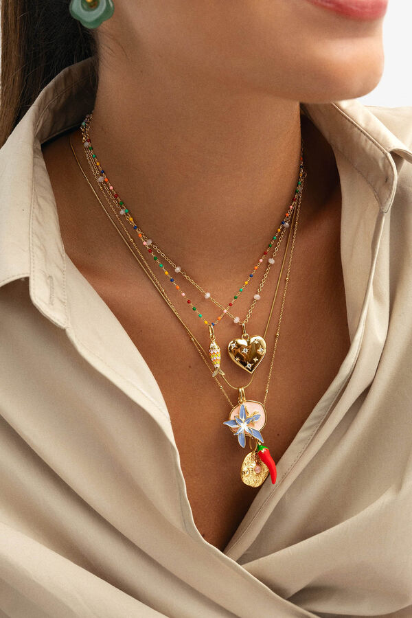 Singularu Charm Chili Pepper Ba&ntilde;o Oro amarillo