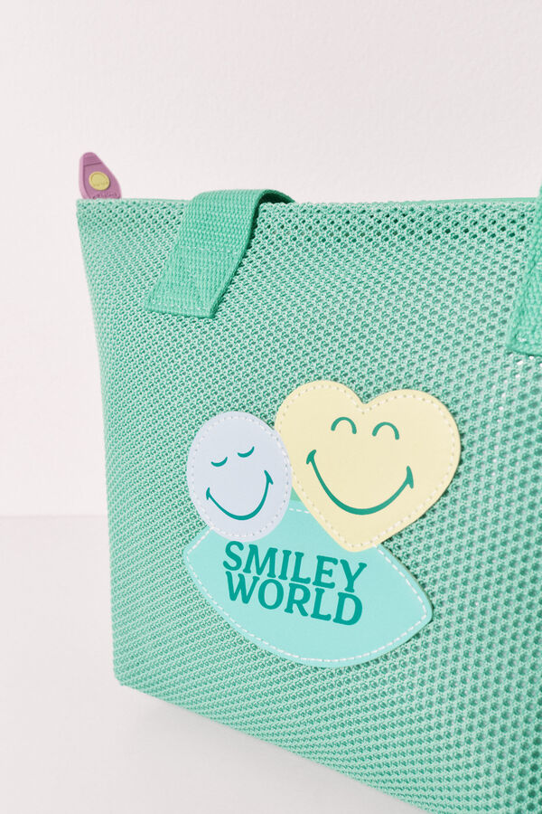 Women'secret Bolsa t&eacute;rmica porta alimentos SmileyWorld&reg; verde