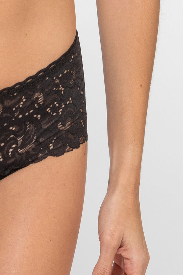 Playtex Braga encaje reciclado negro