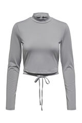 Only Play Lang&auml;rmelig Ballett T-Shirt Grau