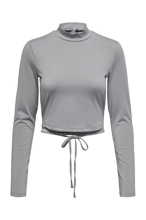 Only Play Lang&auml;rmelig Ballett T-Shirt Grau