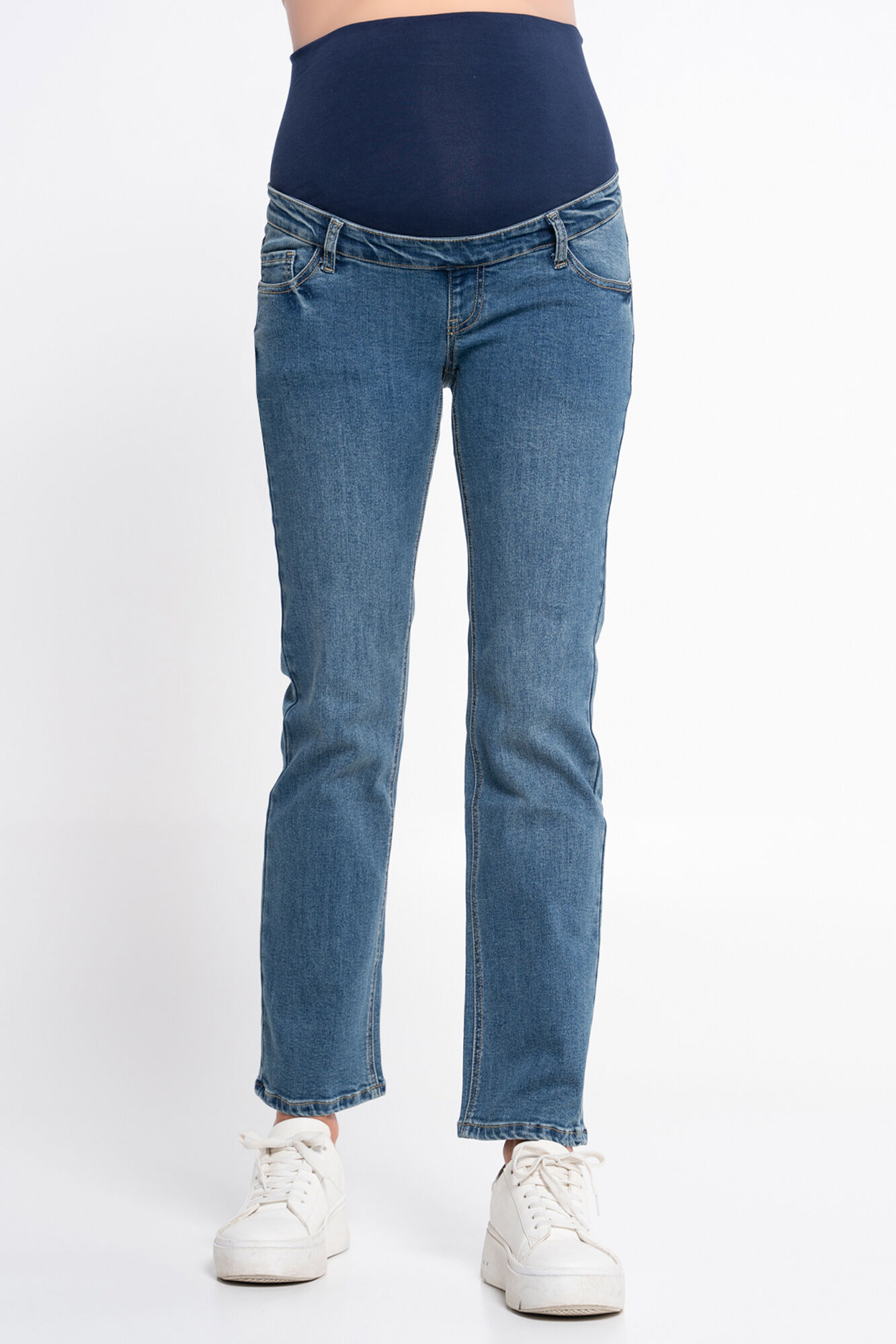Ohma! Straight high-waist maternity jeans