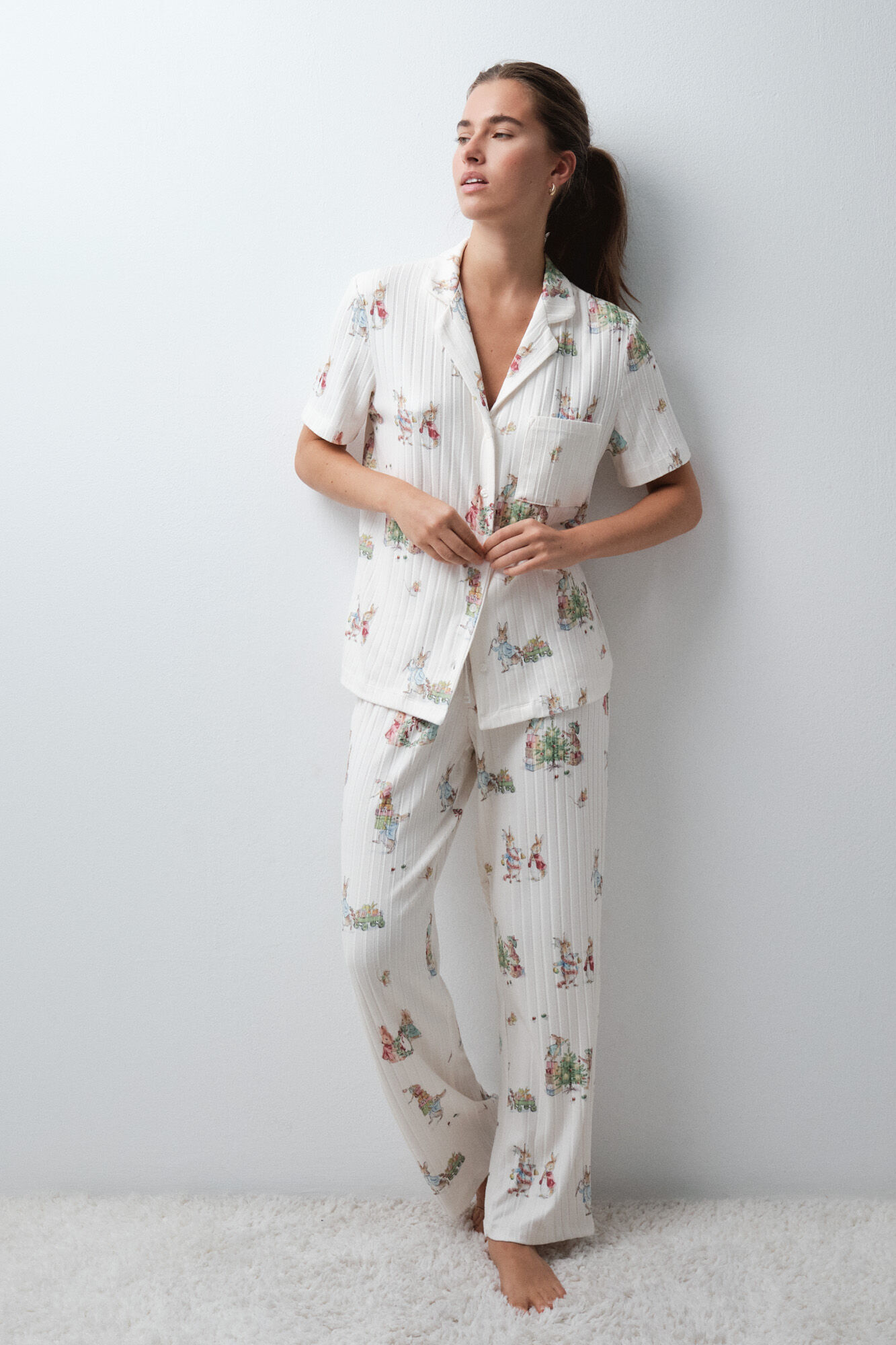 Women'secret Petter Rabbit short sleeve classic pyjamas