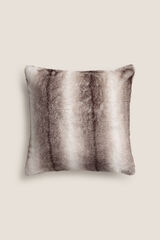 Womensecret Soft fur cushion cover grey