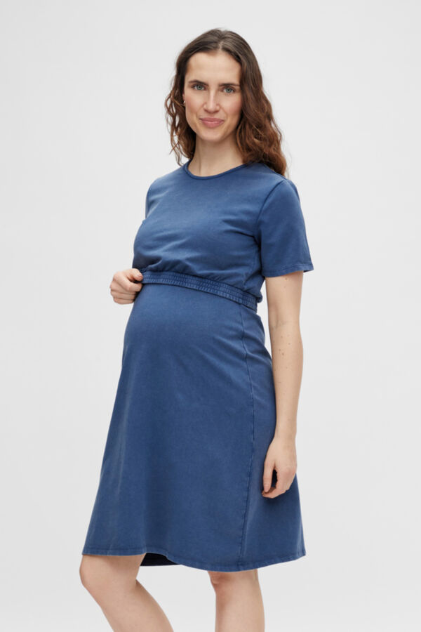 Womensecret Vestido midi dupla função maternity azul