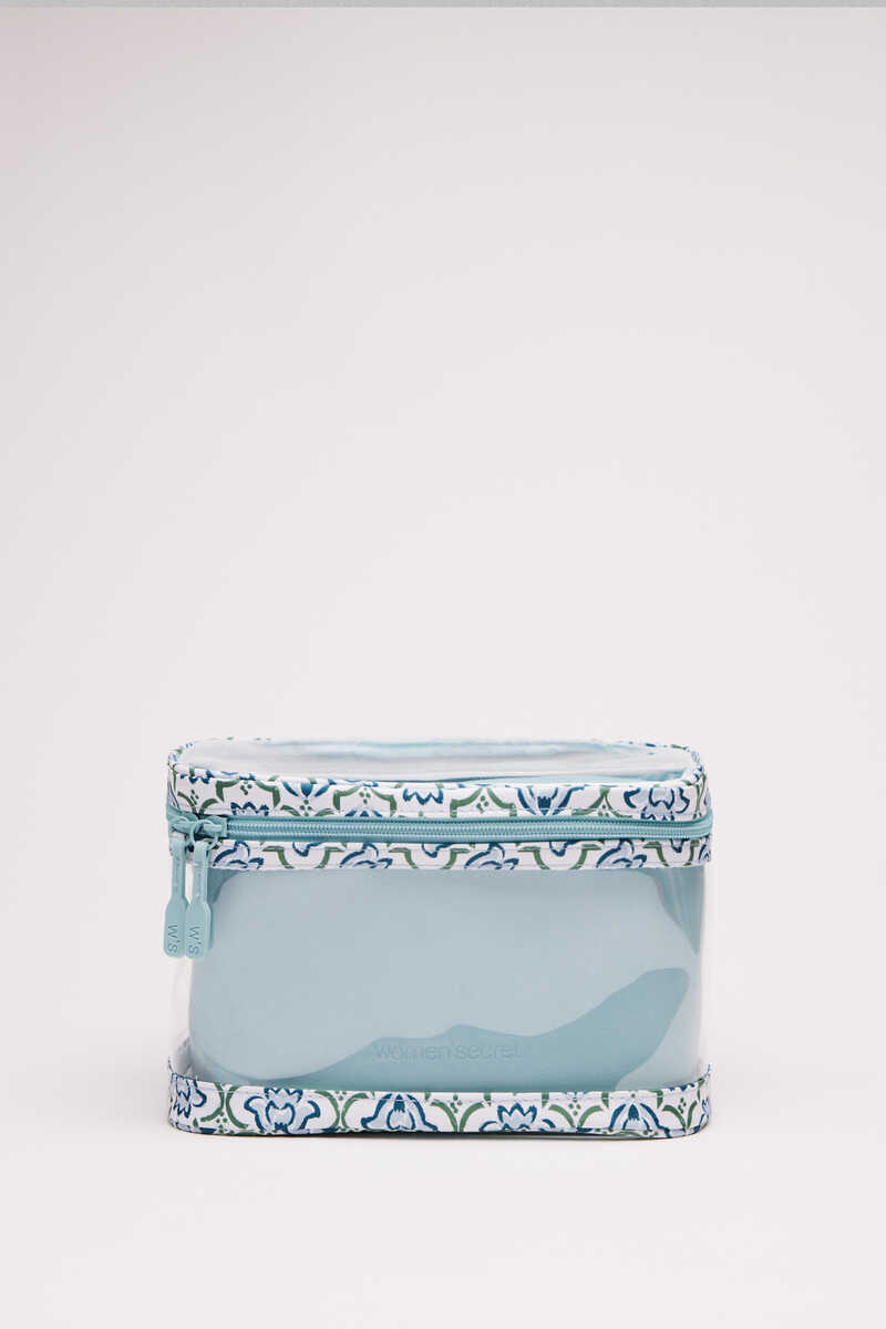 Womensecret 2-pack box-shaped vanity cases blue