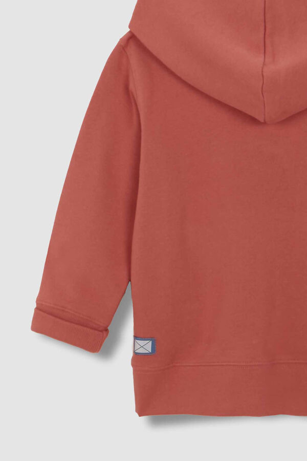 Womensecret Sudadera Gráfico Geométrico Rosa coral