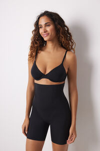 Women'secret Pantalon cycliste amincissant et push-up noir