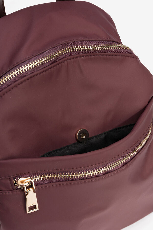 Vilanova Nylon with pocket backpack printed