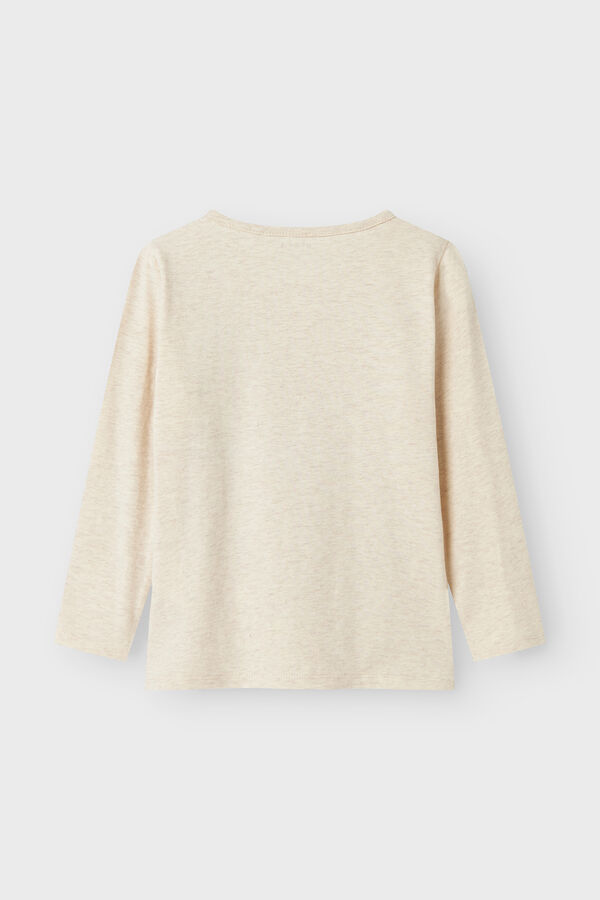 Name it Lilo & Stitch Glitzer-T-Shirt Braun