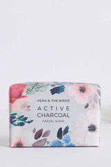 Womensecret Active Charcoal Facial Cleansing Soap printed