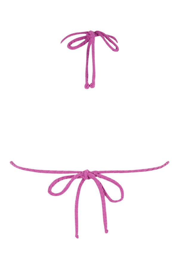Womensecret UltraFuchsia triangle bikini top pink