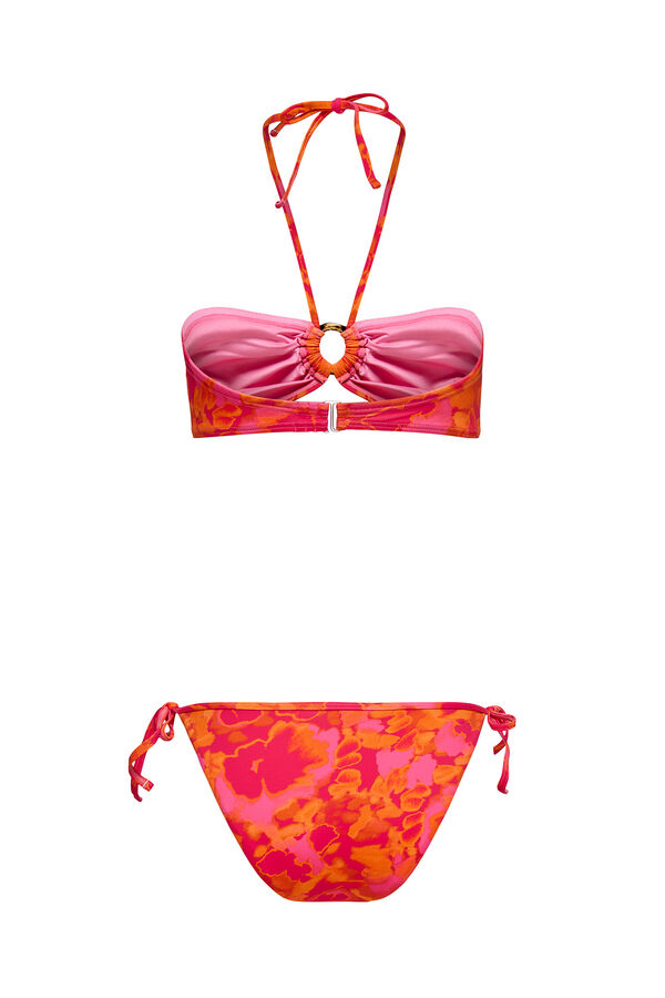 Only Ensemble de bikini imprim&eacute; rose