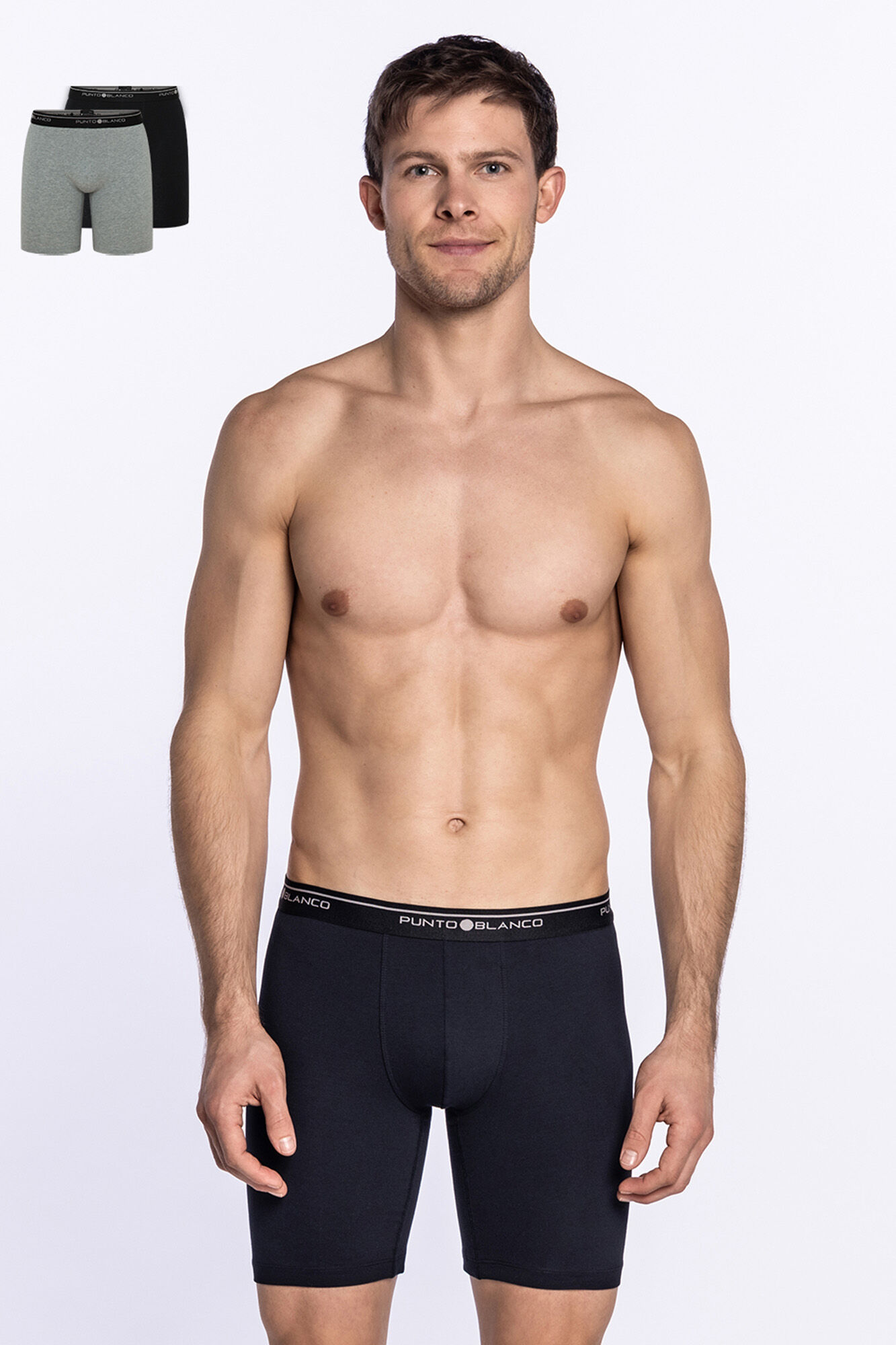 Punto Blanco Pack de 2 boxeadores de ciclismo