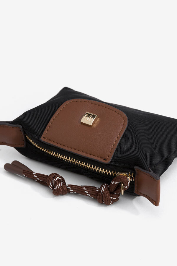 Vilanova Bolsita Combinada con Solapa negro