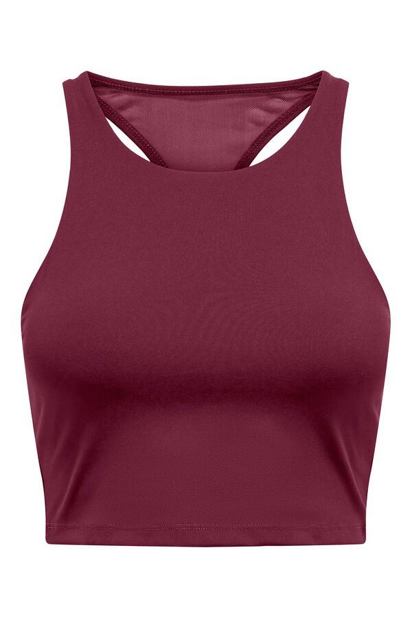 Only Play Sujetador sujeci&oacute;n media mesh morado/lila