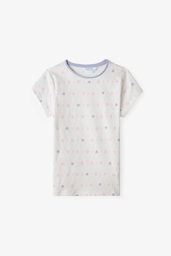 Penti Pack 2 pijamas infantiles diamantes morado/lila