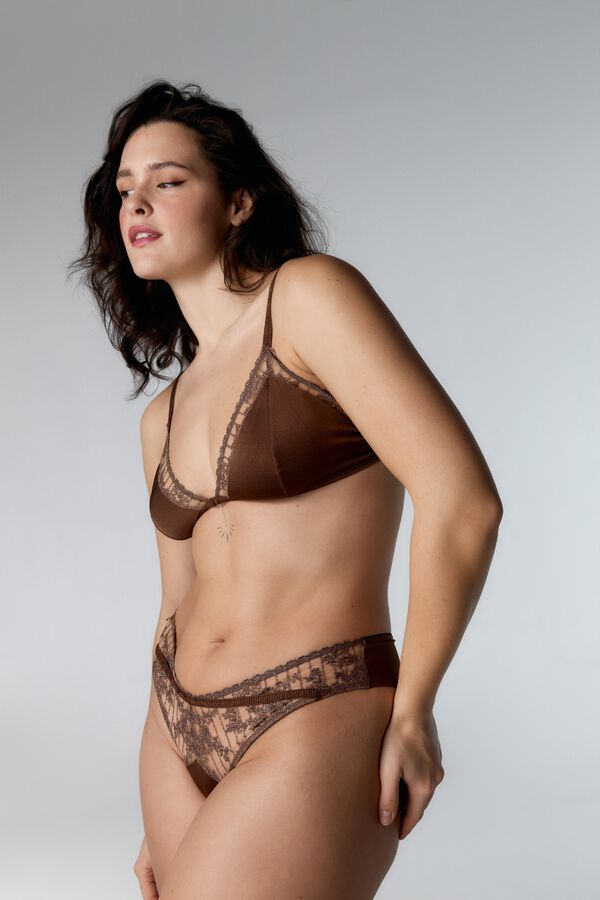 Black Limba Emilie Brazilian panty nude