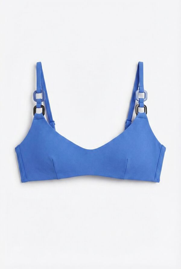 Women'secret Blue underwired bikini top blue