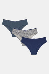 Penti Pack of 3 hipster panties printed
