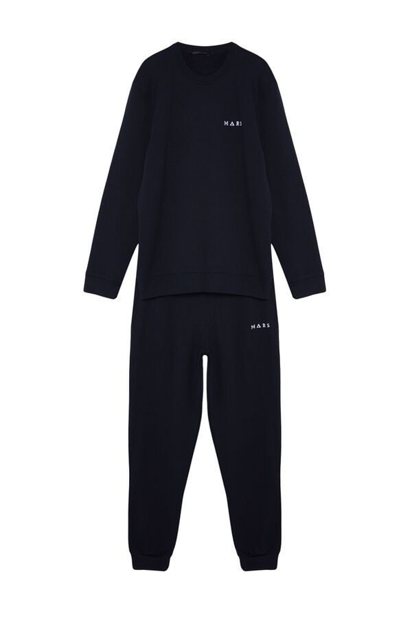 Trendyol Comfortable Knitted Pyjama Set blue