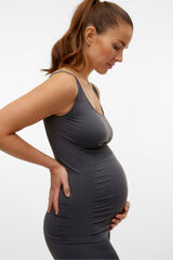 Mamalicious Tank top deportivo maternity gris
