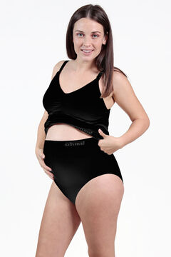 Womensecret Seamless maternity panty black