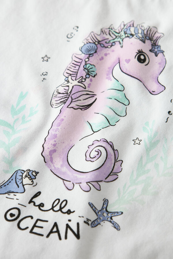 Name it Girl's short sleeve T-shirt MAGICAL white