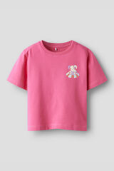 Name it Girl's short sleeve T-shirt pink