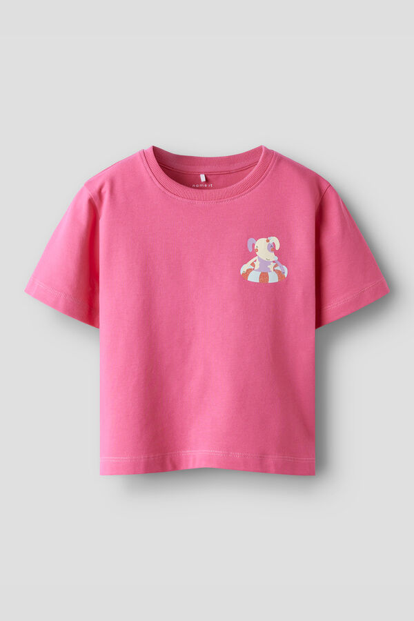 Name it Girl's short sleeve T-shirt pink
