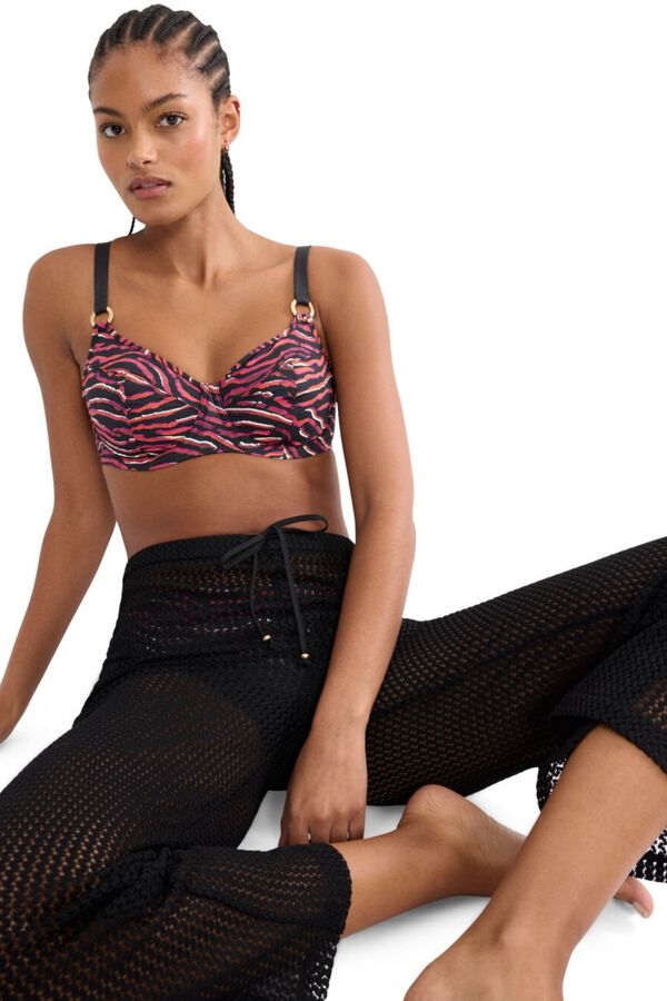 Triumph Top bikini reductor aro animal print estampado