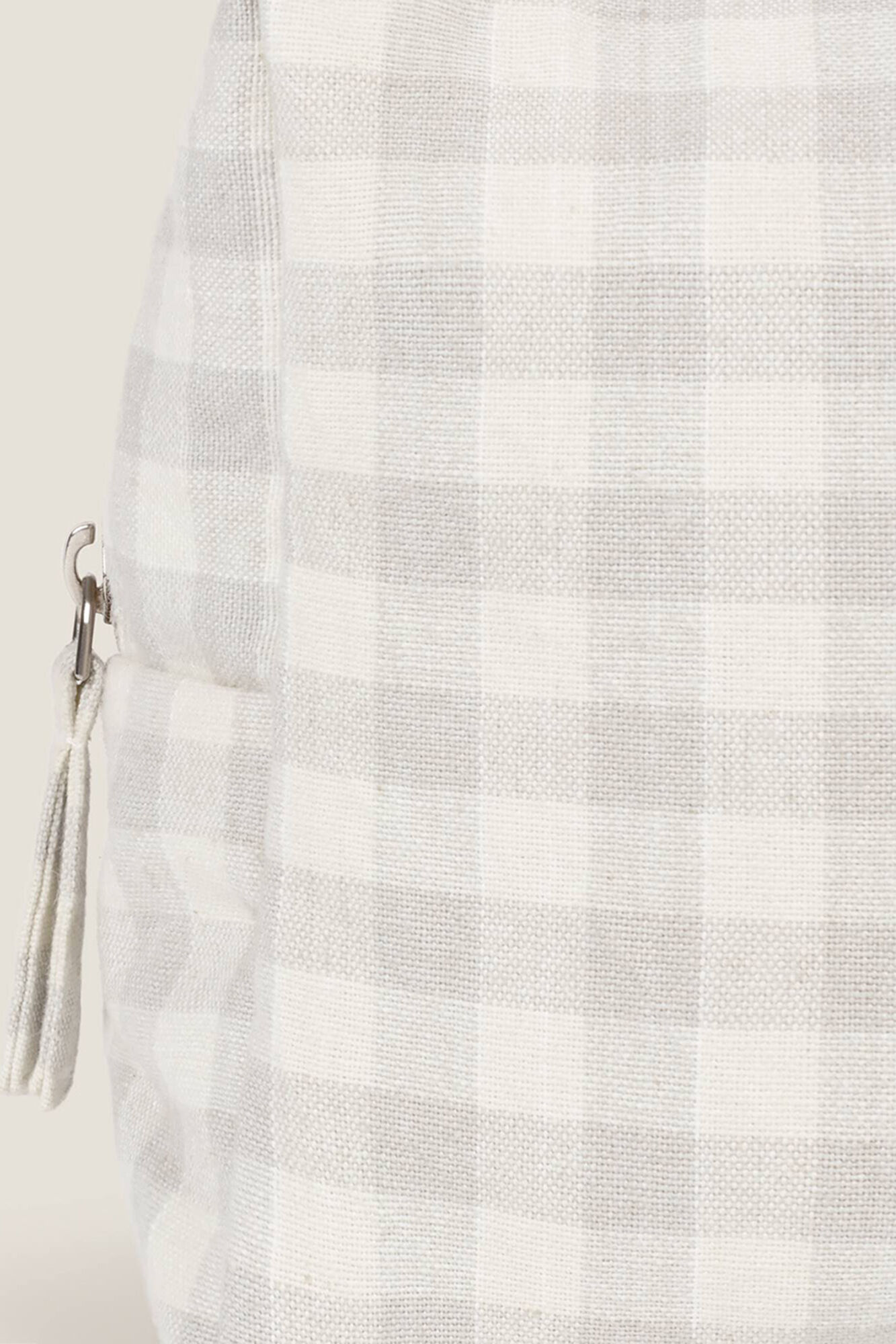 Textura Kosmetiktasche mit Vichy-Karomuster